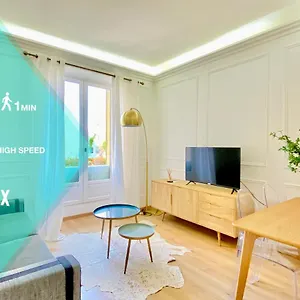  Apartment Designer Garden View Ac, Fiber Wifi Heart Of Monaco